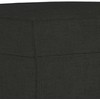 Sofa Sofos komplektas su pagalvėlėmis, 4 dalių, juodas, audinys