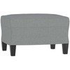 Sofa Sofos komplektas su pagalvėlėmis, 4 dalių, pilkas, audinys