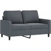 Sofa Sofos komplektas su pagalvėlėmis, 4 dalių, pilkas, aksomas