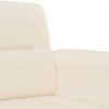 Sofa Sofos komplektas su pagalvėlėmis, 4 dalių, smėlio, audinys