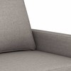 Sofa Sofos komplektas su pagalvėlėmis, 4 dalių, taupe, audinys