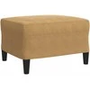 Sofa Sofos komplektas su pagalvėlėmis, 4 dalių, rudas, aksomas