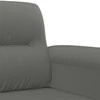 Sofa Sofos komplektas su pagalvėlėmis, 4 dalių, pilkas, audinys