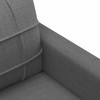 Sofa Sofos komplektas su pagalvėlėmis, 4 dalių, pilkas, audinys