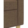 Sofa Sofos komplektas su pagalvėmis, 2 dalių, rudas, audinys