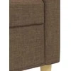 Sofa Sofos komplektas su pagalvėmis, 2 dalių, rudas, audinys
