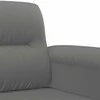 Sofa Sofos komplektas su pagalvėmis, 2 dalių, pilkas, audinys