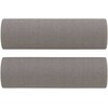 Sofa Sofos komplektas su pagalvėmis, 2 dalių, taupe, audinys