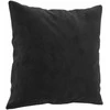 Sofa Sofos komplektas su pagalvėmis, 2 dalių, juodas, aksomas