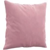 Sofa Sofos komplektas su pagalvėmis, 2 dalių, rožinis, aksomas