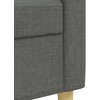 Sofa Sofos komplektas su pagalvėmis, 2 dalių, pilkas, audinys