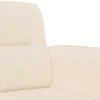Sofa Sofos komplektas su pagalvėmis, 2 dalių, smėlio, audinys