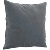 Sofa Sofos komplektas su pagalvėmis, 3 dalių, pilkas, aksomas