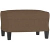 Sofa Sofos komplektas su pagalvėmis, 3 dalių, rudas, audinys
