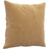 Sofa Sofos komplektas su pagalvėmis, 3 dalių, rudas, aksomas