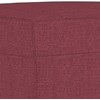 Sofa Sofos komplektas su pagalvėmis, 3 dalių, vyno, audinys