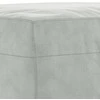 Sofa Sofos komplektas su pagalvėmis, 3 dalių, pilkas, aksomas