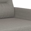 Sofa Sofos komplektas su pagalvėmis, 3 dalių, taupe, audinys