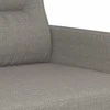 Sofa Sofos komplektas su pagalvėmis, 3 dalių, taupe, audinys