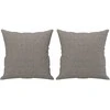 Sofa Sofos komplektas su pagalvėmis, 3 dalių, taupe, audinys