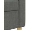Sofa Sofos komplektas su pagalvėmis, 3 dalių, pilkas, audinys