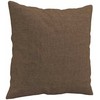 Sofa Sofos komplektas su pagalvėmis, 3 dalių, rudas, audinys