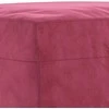 Sofa Sofos komplektas su pagalvėmis, 3 dalių, vyno, aksomas