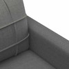 Sofa Sofos komplektas su pagalvėmis, 3 dalių, pilkas, audinys