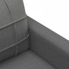 Sofa Sofos komplektas su pagalvėmis, 3 dalių, pilkas, audinys