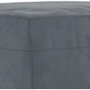 Sofa Sofos komplektas su pagalvėmis, 3 dalių, pilkas, aksomas