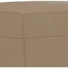 Sofa Sofos komplektas su pagalvėmis, 3 dalių, kapučino, dirbtinė oda