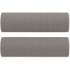 Sofa Sofos komplektas su pagalvėmis, 3 dalių, taupe, audinys