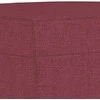 Sofa Sofos komplektas su pagalvėmis, 3 dalių, vyno, audinys