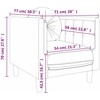 Sofa Sofos komplektas su pagalvėmis, 3 dalių, žalias, aksomas