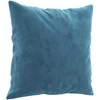 Sofa Sofos komplektas su pagalvėmis, 3 dalių, mėlynas, aksomas