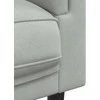 Sofa Sofos komplektas su pagalvėmis, 3 dalių, pilkas, aksomas