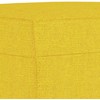 Sofa Sofos komplektas su pagalvėmis, 3 dalių, geltonas, audinys