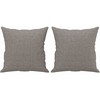 Sofa Sofos komplektas su pagalvėmis, 4 dalių, taupe, audinys