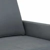 Sofa Sofos komplektas su pagalvėmis, 4 dalių, pilkas, aksomas