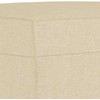 Sofa Sofos komplektas su pagalvėmis, 4 dalių, kreminis, audinys