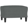 Sofa Sofos komplektas su pagalvėmis, 4 dalių, pilkas, audinys