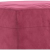 Sofa Sofos komplektas su pagalvėmis, 4 dalių, vyno, aksomas