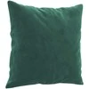 Sofa Sofos komplektas su pagalvėmis, 4 dalių, žalias, aksomas