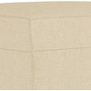 Sofa Sofos komplektas su pagalvėmis, 4 dalių, kreminis, audinys
