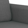 Sofa Sofos komplektas su pagalvėmis, 4 dalių, pilkas, audinys
