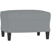 Sofa Sofos komplektas su pagalvėmis, 4 dalių, pilkas, audinys