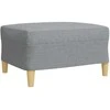Sofa Sofos komplektas su pagalvėmis/pakoja, 3 dalių, taupe, audinys