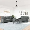 Sofa Sofos komplektas su pagalvėmis/pakoja, 3 dalių, pilka, audinys
