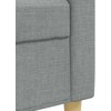 Sofa Sofos komplektas su pagalvėmis/pakoja, 3 dalių, taupe, audinys
