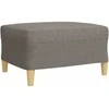 Sofa Sofos komplektas su pagalvėmis/pakoja, 4 dalių, taupe, audinys